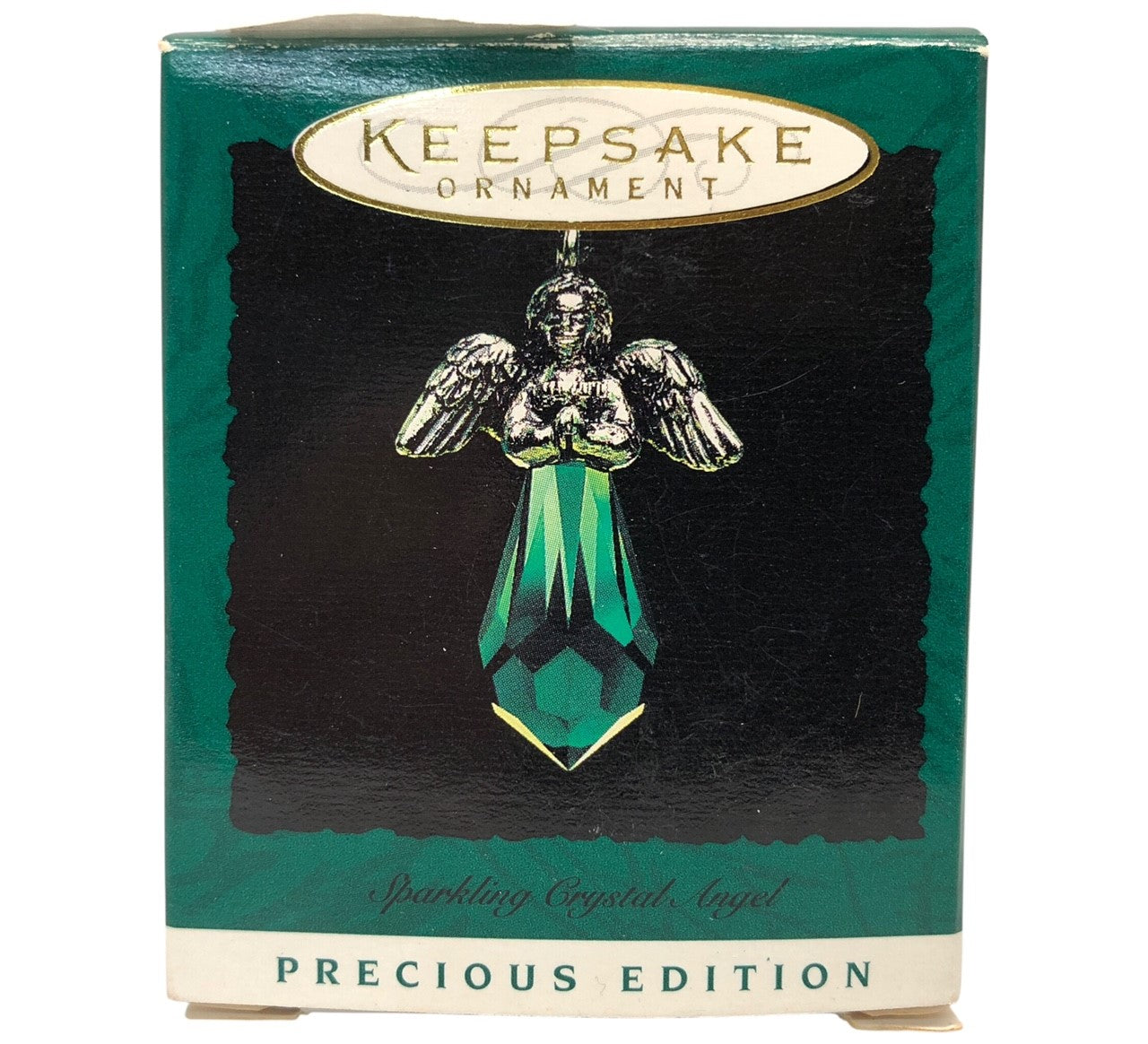 37168 - Set of 3 Crystal Ornament - Crystal Claus, Dazzling Reindeer, and Sparkling Crystal Angel