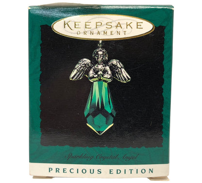 37168 - Set of 3 Crystal Ornament - Crystal Claus, Dazzling Reindeer, and Sparkling Crystal Angel