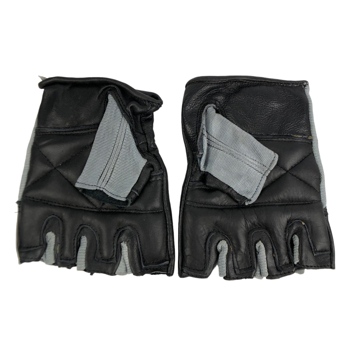 3737 - Black/Gray Spandex Gloves Sm - |GR-69|