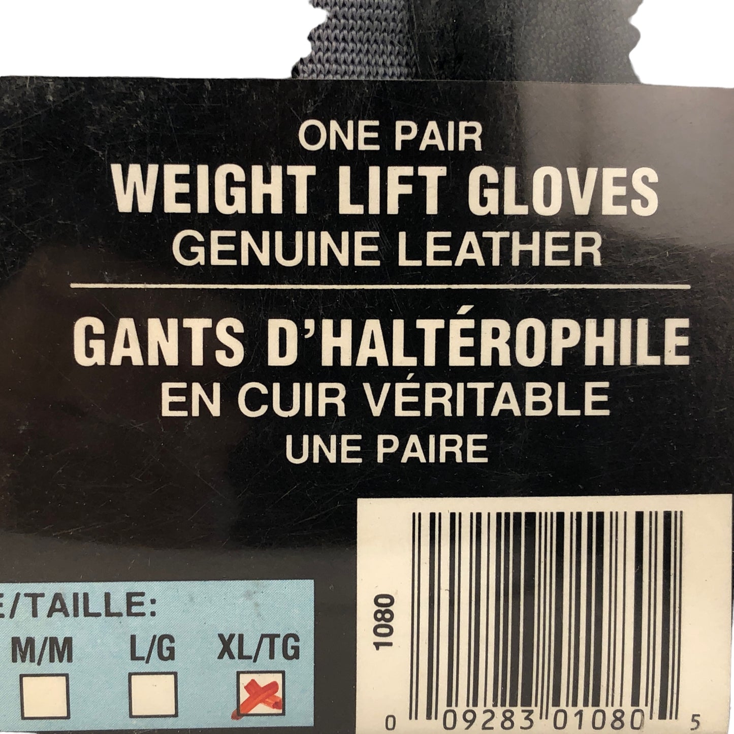 3738 - Black/Gray Spandex Gloves XL |GR-69|