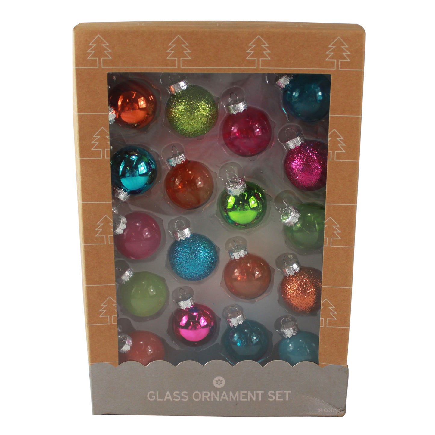 3739 - 18 Mini Christmas Ornaments - |Pod 1-80|