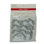 37583 - 12 Piece Set of Mini Silver Bows in 4 Pack for Christmas Holiday Decorations |BA-7|