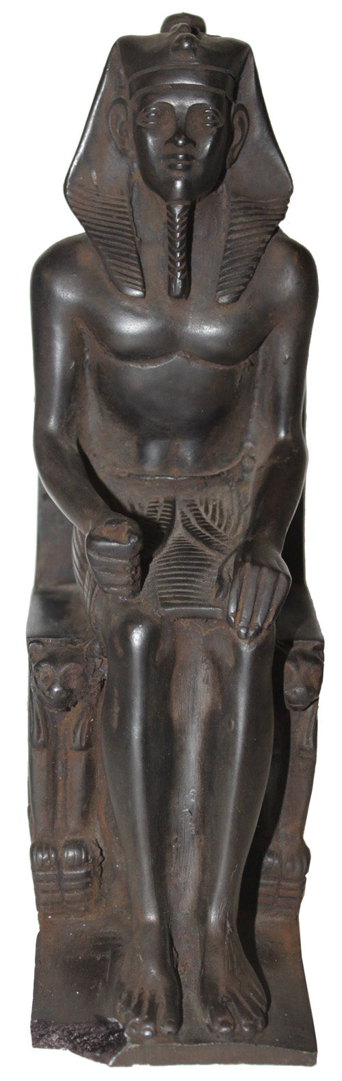 3759 - 9" Black King Tut - Sitting - Broken Foot |Store 6|