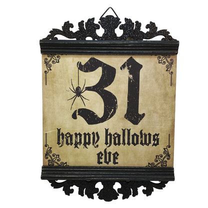 37590 - 10" WOOD 31 Happy Hallows Eve Sign |TBD|