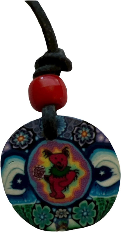 3762  - Claymatic Bear Necklaces - [Clear-93]