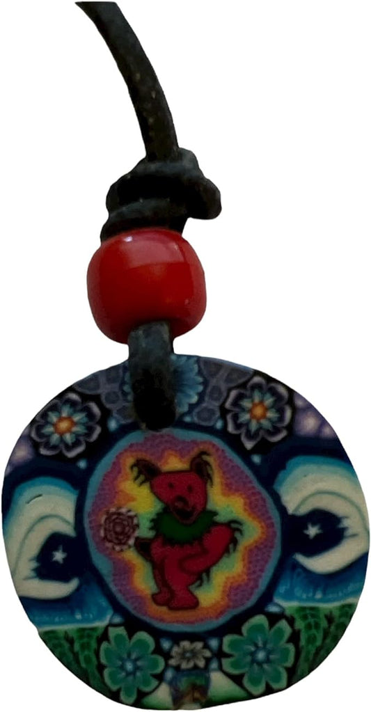 3762  - Claymatic Bear Necklaces - [Clear-93]