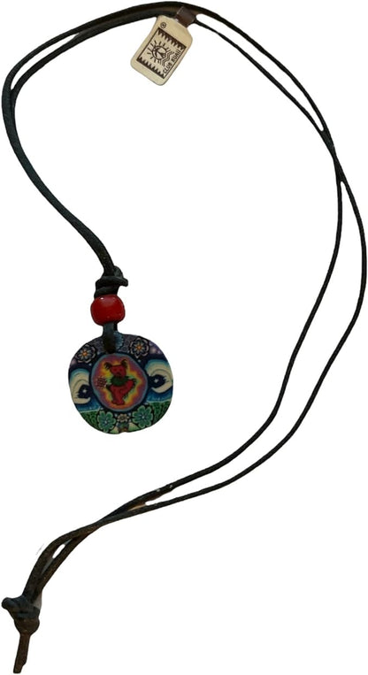 3762  - Claymatic Bear Necklaces - [Clear-93]