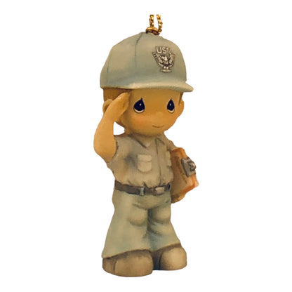 37671 - Precious Moments USN United States Navy Ornament - |H-25|