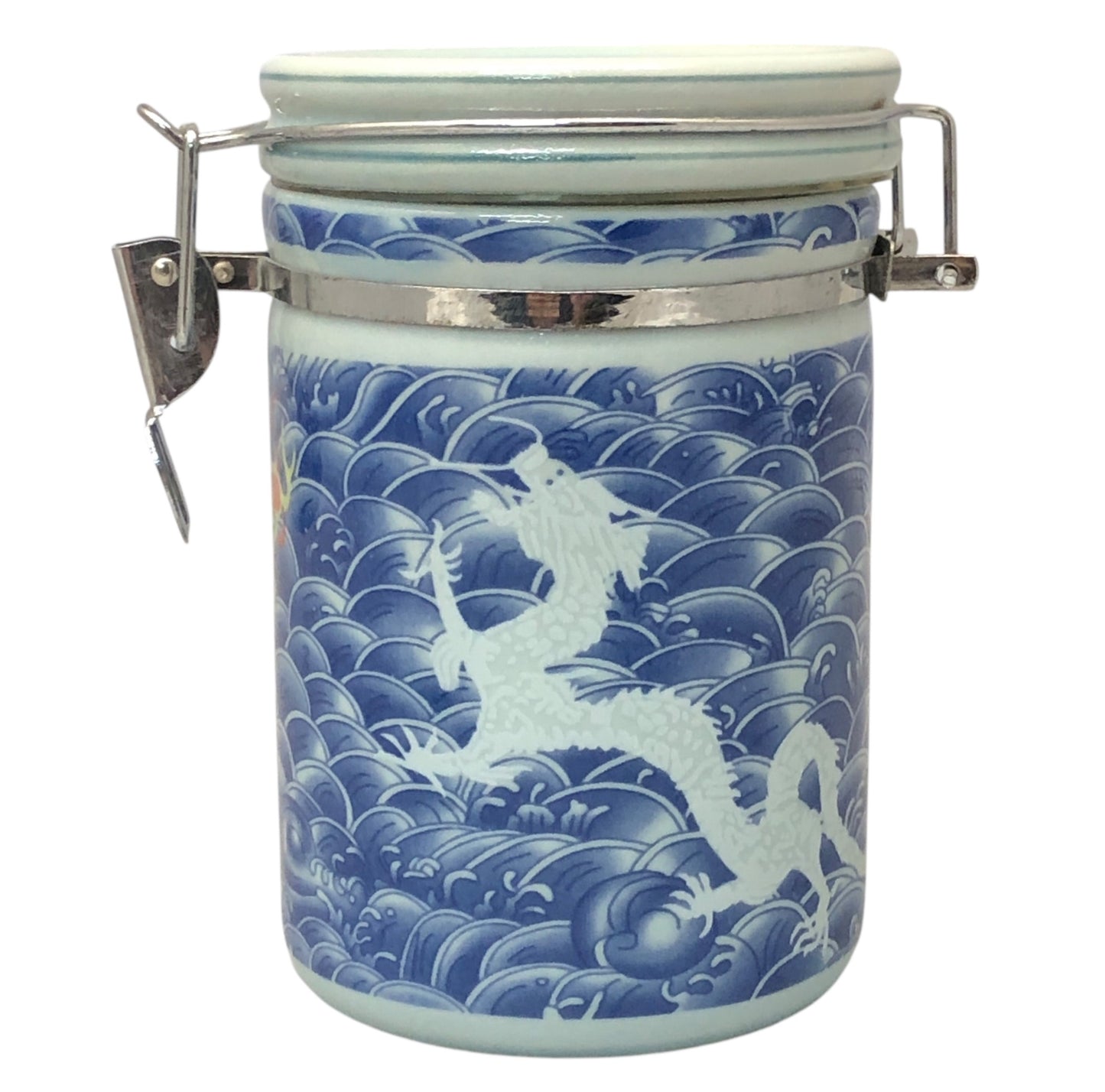 3769 - Tea/Coffee Blue Dragon Jar - |19-23|