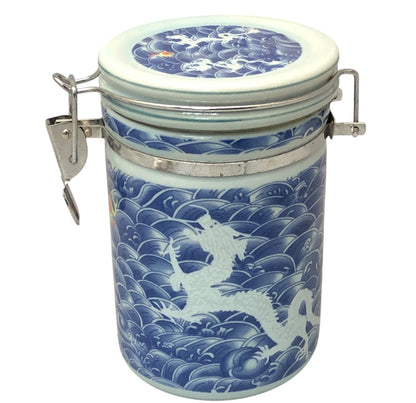 3769 - Tea/Coffee Blue Dragon Jar - |19-23|