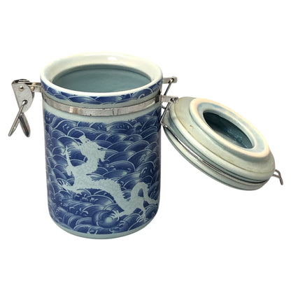 3769 - Tea/Coffee Blue Dragon Jar - |19-23|