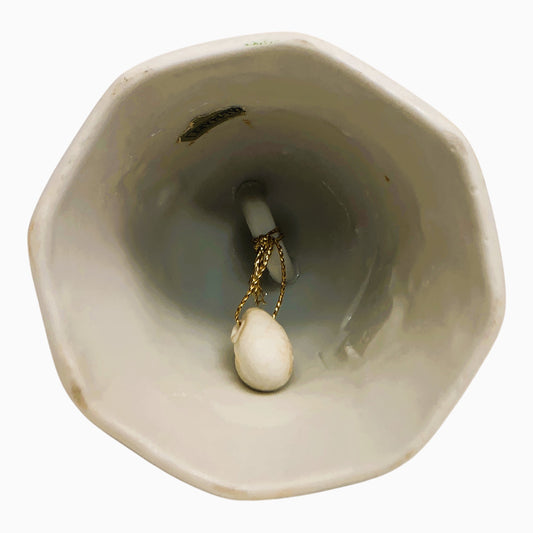 3779 - 5" White Porcelain Xmas Bell - |22-12|