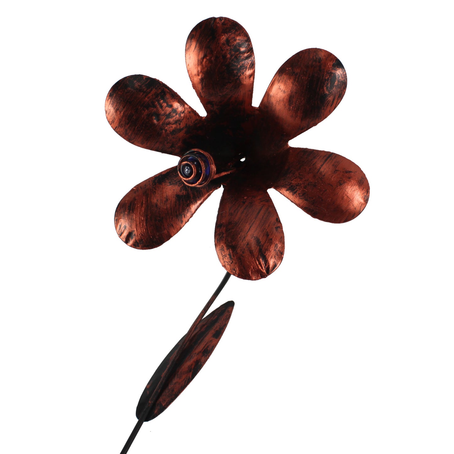 3780 - Drooping Copper Flower Stake - |G-1|