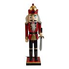 38039 - Charming 12" Red Soldier Nutcracker Holiday Figure with Eye-Catching Design |Pod 2-1|