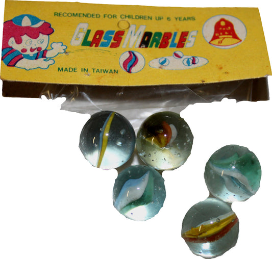 3819 - 5 Pack Glass Marbles - |R-30 Garage|