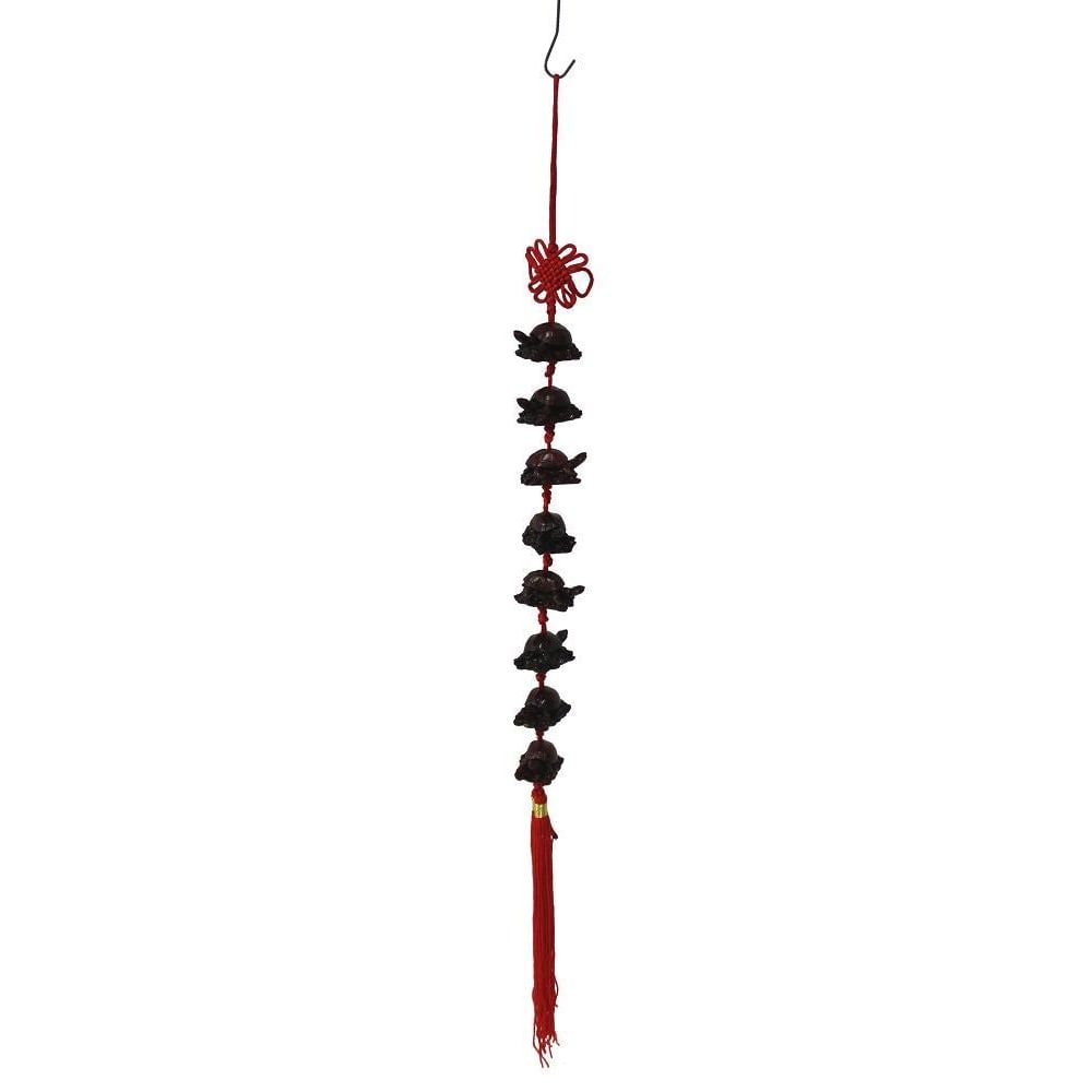 381 - 30" 8 Ingot Charm Hanging Turtle - |P-9|