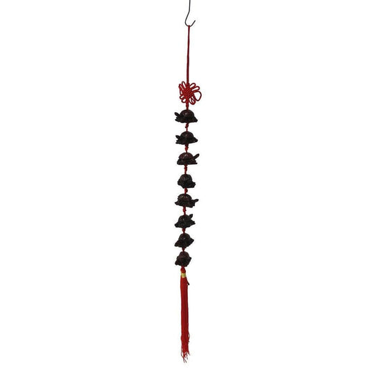 381 - 30" 8 Ingot Charm Hanging Turtle - |P-9|