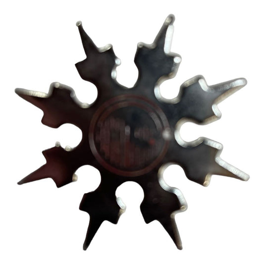 383 - 8 Pt Silver Yin Yang Star Small-Set of Two - |Store 10/11e|