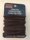38535 - Durable Versatile Latigo Leather Lace 0.125" x 4yd Dark Brown for Crafting and DIY Projects |DVD-2|