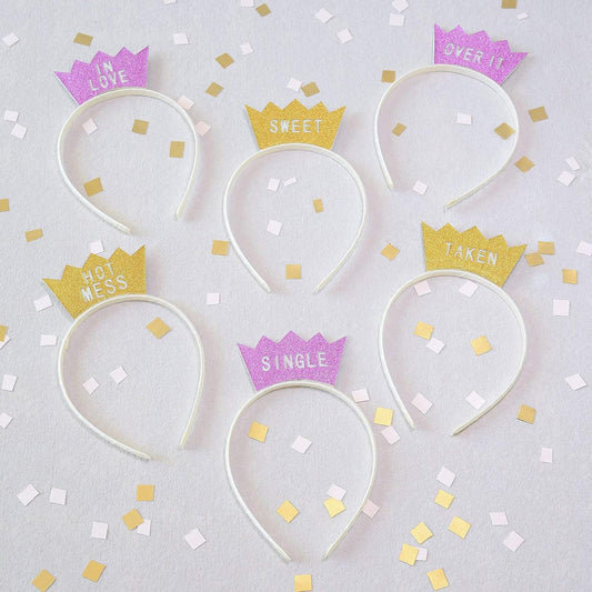 38596 - Style Me Pretty Headbands 6 ct - |8-8|