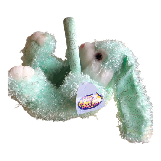 3892 - Plush Green Basket Bunny - |1-28|