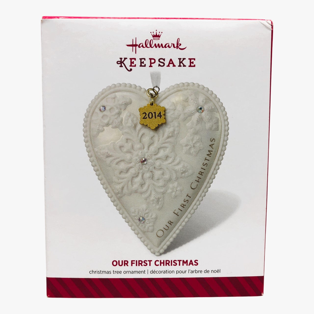 38992 - Set Of 5 Hallmark Keepsake Porcelain Our First Christmas Ornament Set