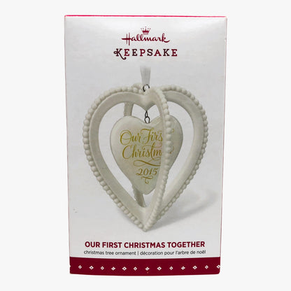 38992 - Set Of 5 Hallmark Keepsake Porcelain Our First Christmas Ornament Set