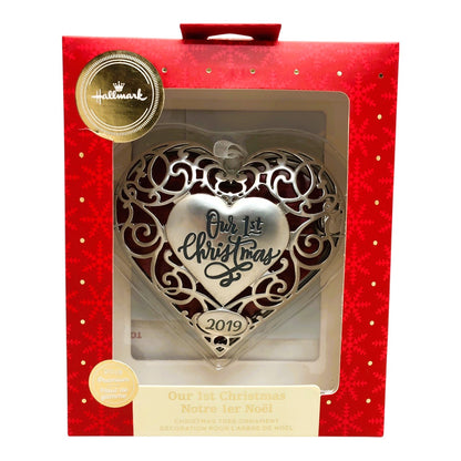 38992 - Set Of 5 Hallmark Keepsake Porcelain Our First Christmas Ornament Set