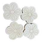 39020 - 5pc DIY Wood Flowers - |W-50|