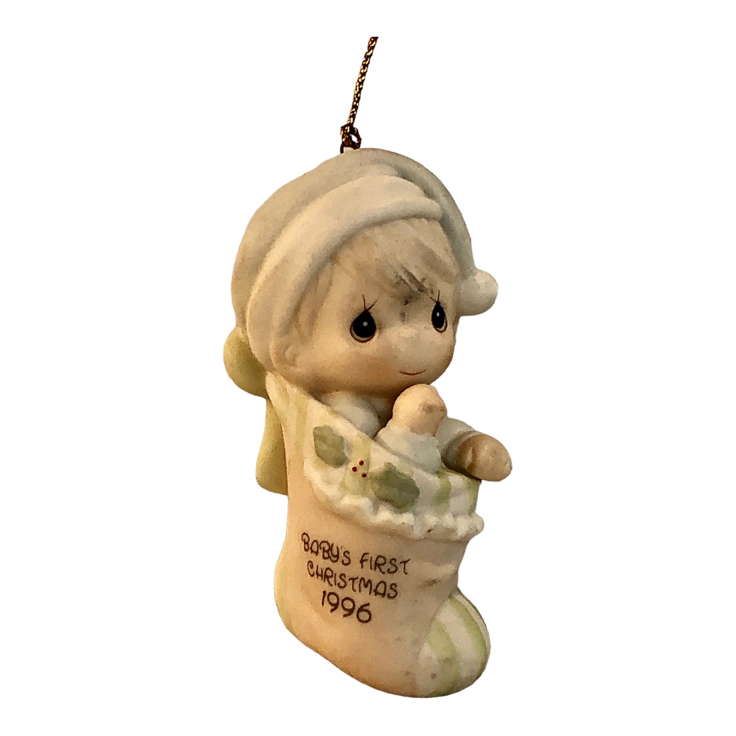 39054 - Precious Moments Baby's First Christmas 1996 Ornament - |Pod 1-67|