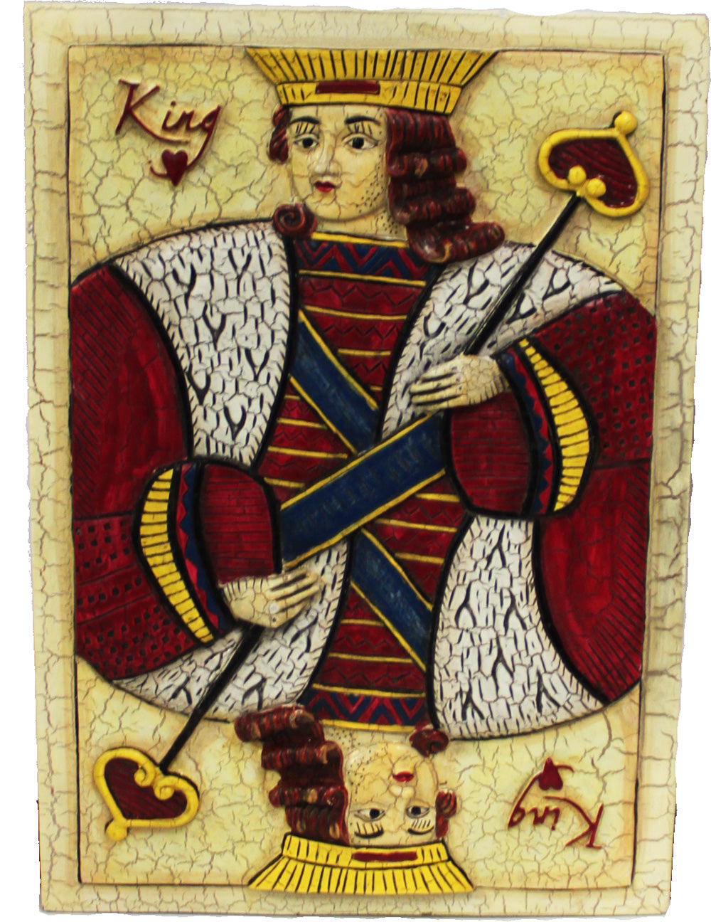3926 - 8x12 King of Hearts Plaque |9-11|