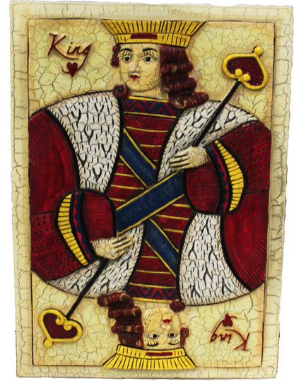3926 - 8x12 King of Hearts Plaque |9-11|