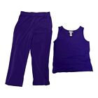 39386 - Drapers & Damons Vibrant Purple Tank and Pant Set for Comfort and Everyday Style |3-14|