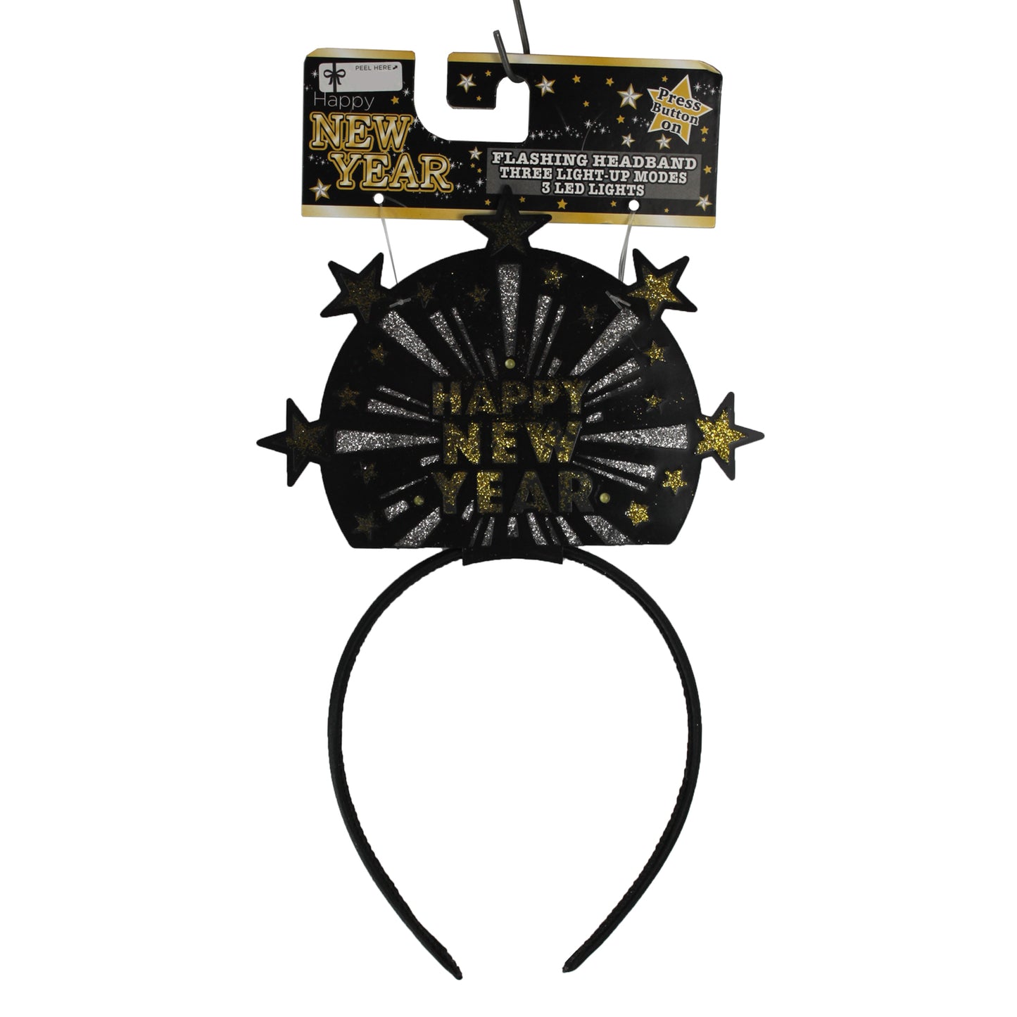 3939 - New Years Headband With Stars - |Pod 2-1|