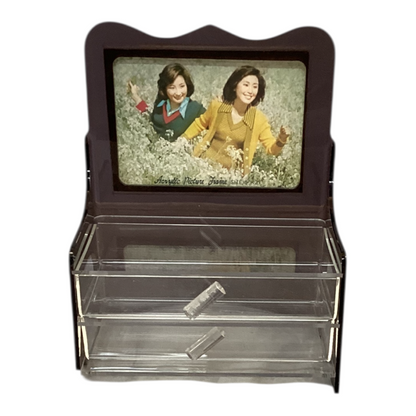 39390 - Sleek Acrylic Picture Frame With Built-In Drawers |18-23|