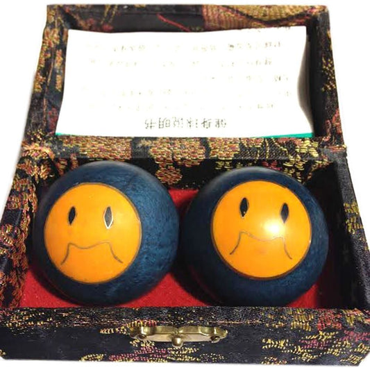 393 - Frown Face Blue Health Balls - |F-8|