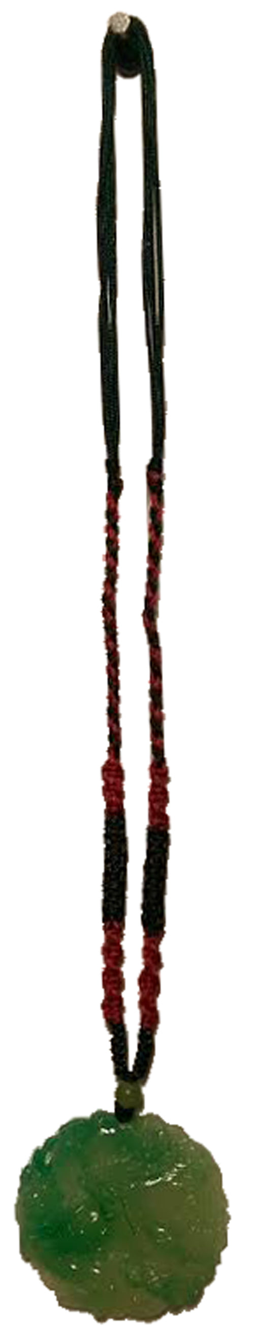 3947 - 2" Jade Zodiac Dragon Pendant - |Clear-16|