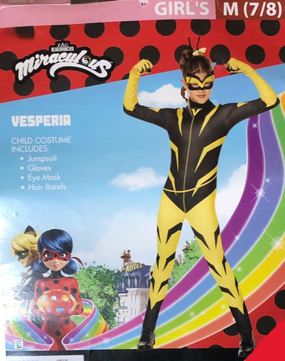 39527 - Miraculous Vesperia Girl's Costume Medium |BHA-8|