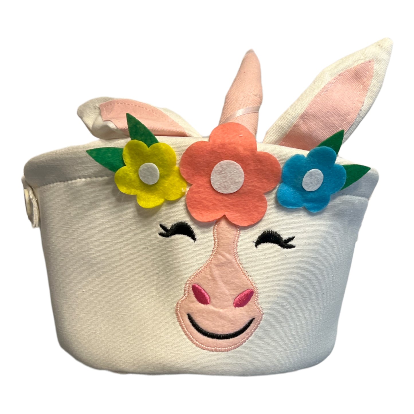 39700 - 10" D Unicorn Easter Basket for Easter Decor, Gifts, and Celebrations |5-14|