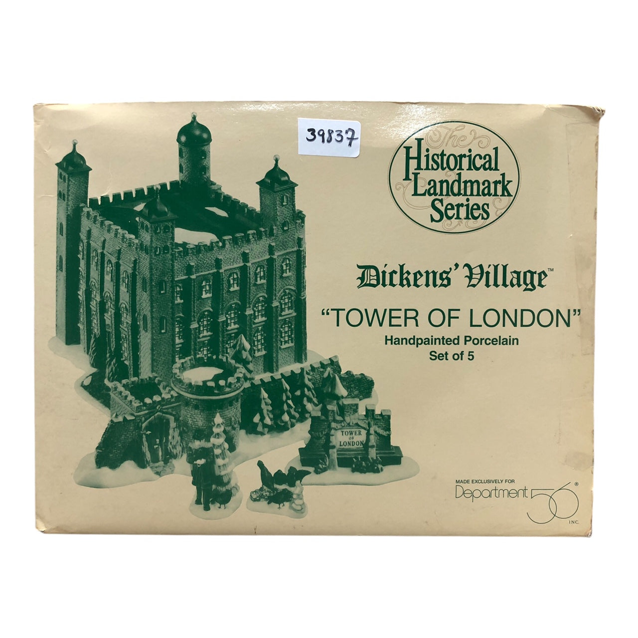 39837 - Dept56 Tower of London Dickens Village Set of 5 Collectible with Historic Charm and Intricate Details |118/25|