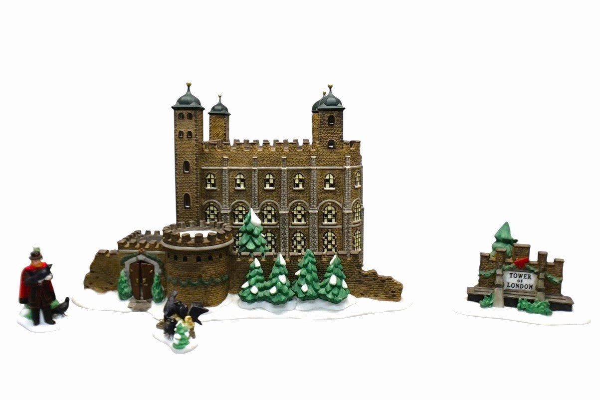39837 - Dept56 Tower of London Dickens Village Set of 5 Collectible with Historic Charm and Intricate Details |118/25|