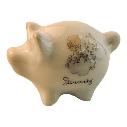 39864 - 1.5" January Pig Precious Moments
