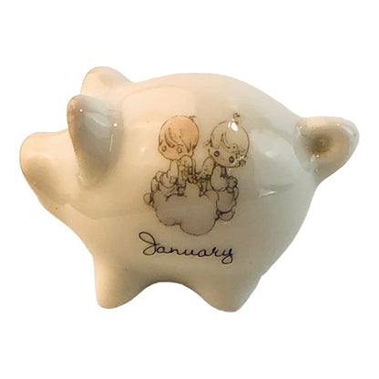 39864 - 1.5" January Pig Precious Moments