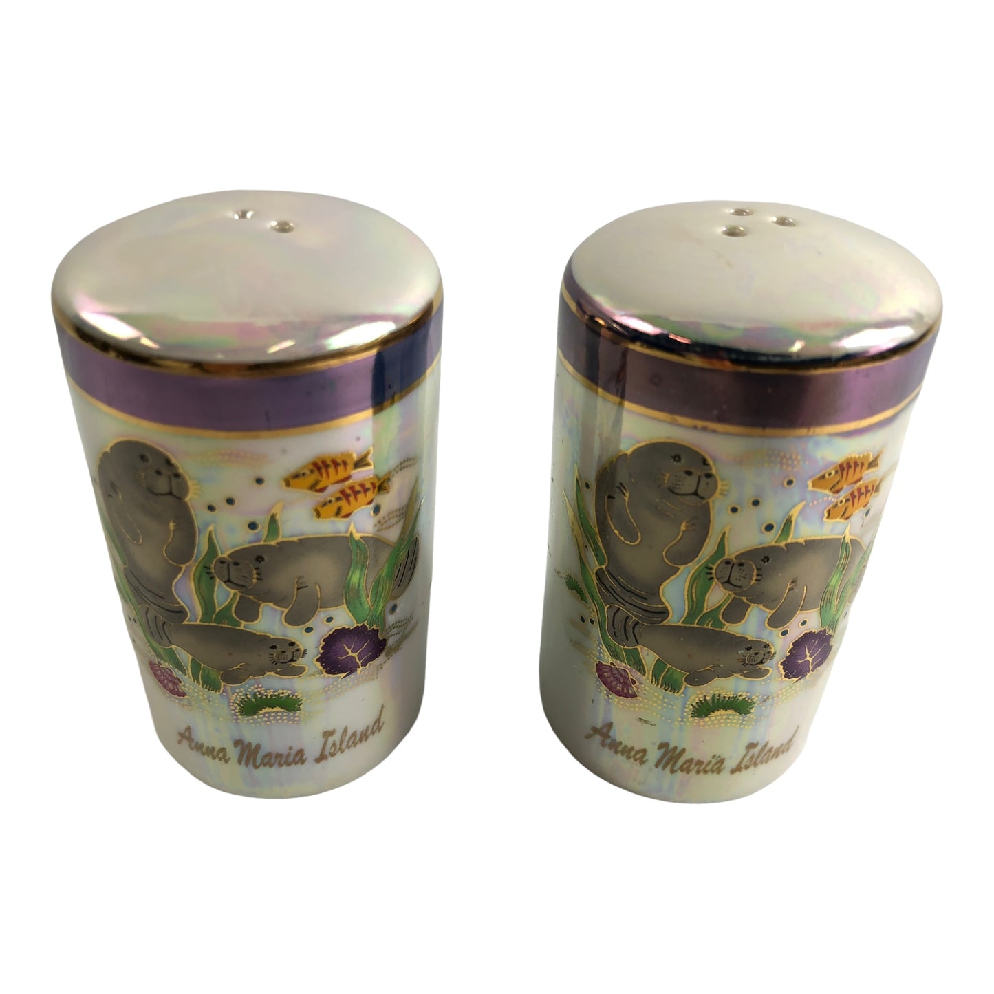 39880 - 3"  Anna Maria Island Ceramic Salt & Pepper - [4-26]