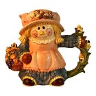 3989 - Charming 4.25 Inch Scarecrow Lady Creamer with Vintage Kitchen Design |2-23|