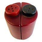 39899 - Mini Red Modern Button Salt & Pepper - |1-25|