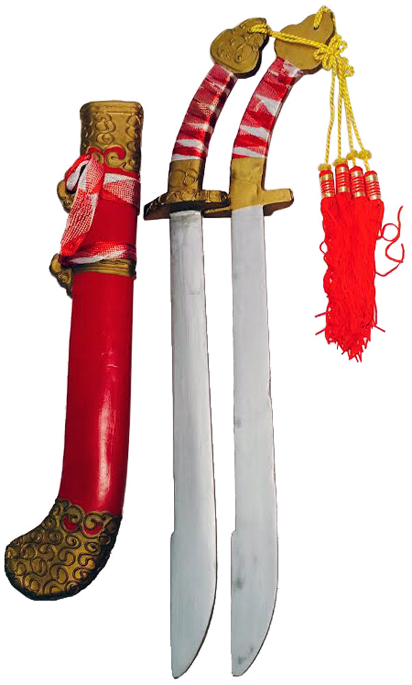 3993 - Double Red Broadsword Toy - |Cub 31 Top|
