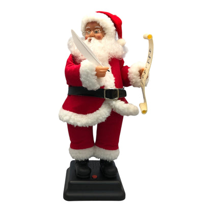 39956 - Animated Santa With List Boxed - [Pod 2-12]