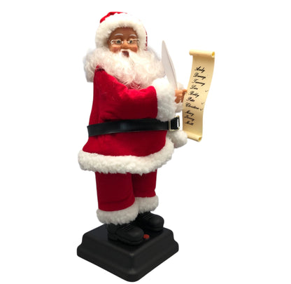 39956 - Animated Santa With List Boxed - [Pod 2-12]
