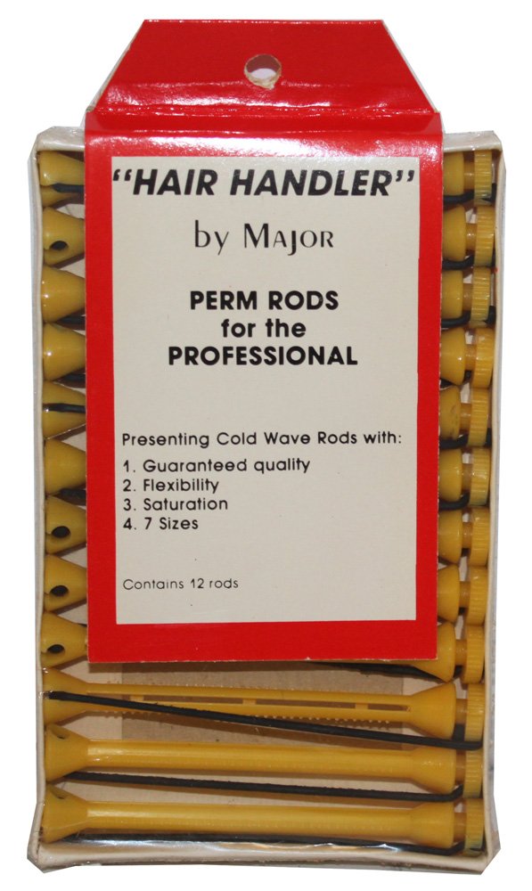 3999 - Hair Handler 3" Yellow Perm Rod 12 Pack - |BA-10|